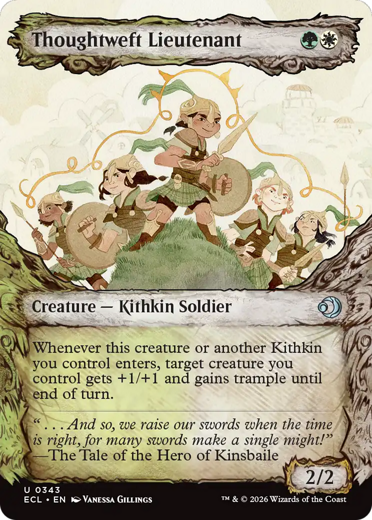 Thoughtweft Lieutenant (Showcase) [Lorwyn Eclipsed] | I Want That Stuff Brandon