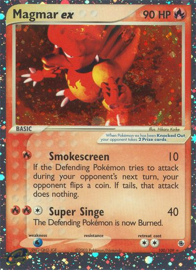 Magmar ex (100/109) [EX: Ruby & Sapphire] | I Want That Stuff Brandon