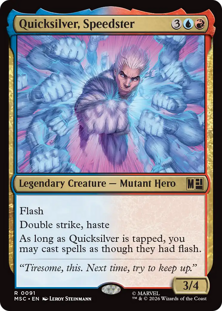 Quicksilver, Speedster (Surge Foil) [Marvel Super Heroes Commander] | I Want That Stuff Brandon
