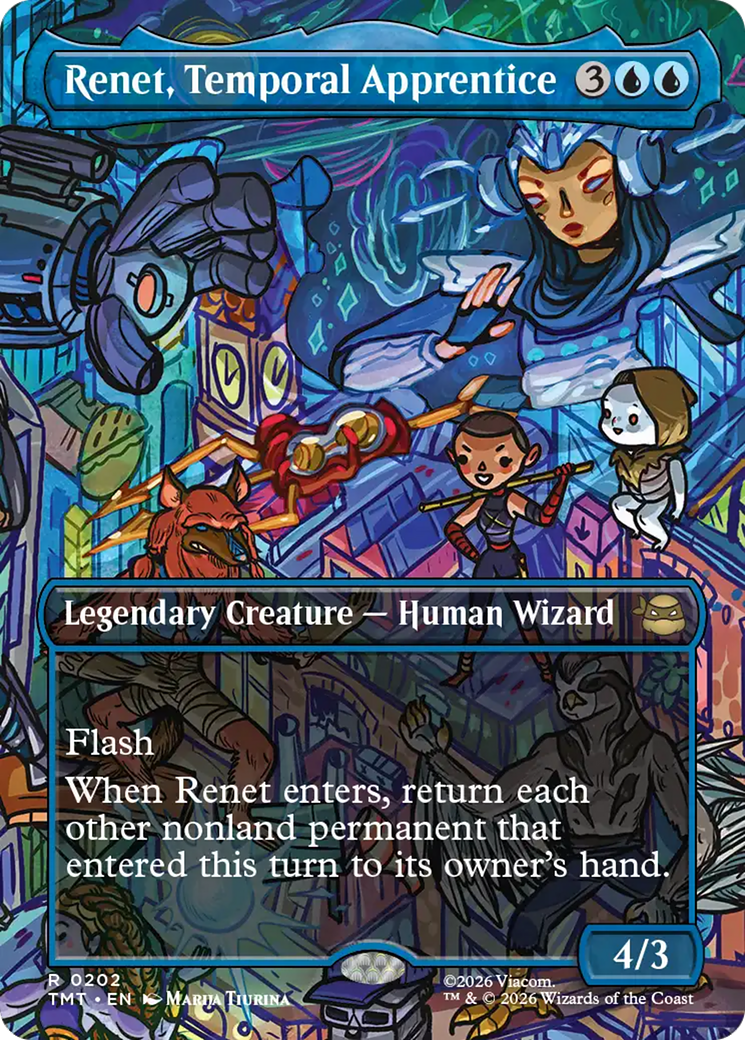 Renet, Temporal Apprentice (Borderless) [Teenage Mutant Ninja Turtles] | I Want That Stuff Brandon