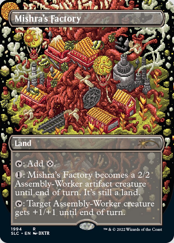 Mishra's Factory (Borderless) [Secret Lair Countdown Kit] | I Want That Stuff Brandon