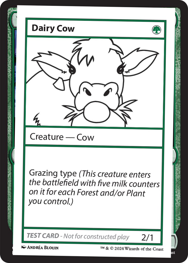 Dairy Cow [Mystery Booster 2 Playtest Cards] | I Want That Stuff Brandon