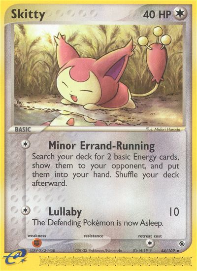 Skitty (44/109) [EX: Ruby & Sapphire] | I Want That Stuff Brandon