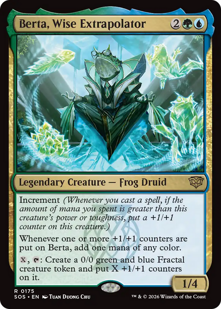 Berta, Wise Extrapolator [Secrets of Strixhaven] | I Want That Stuff Brandon