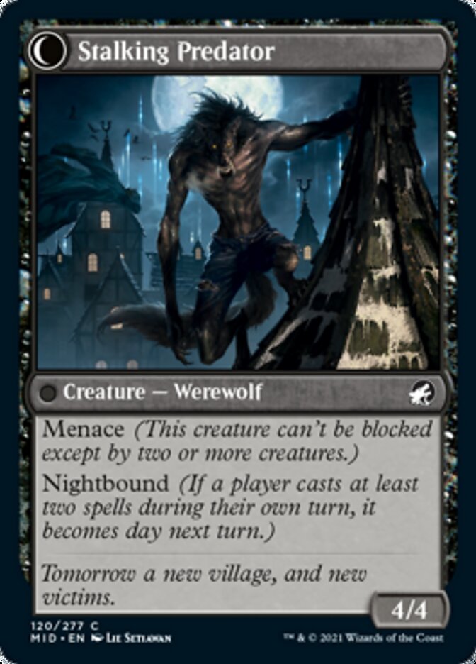 Shady Traveler // Stalking Predator [Innistrad: Midnight Hunt] | I Want That Stuff Brandon
