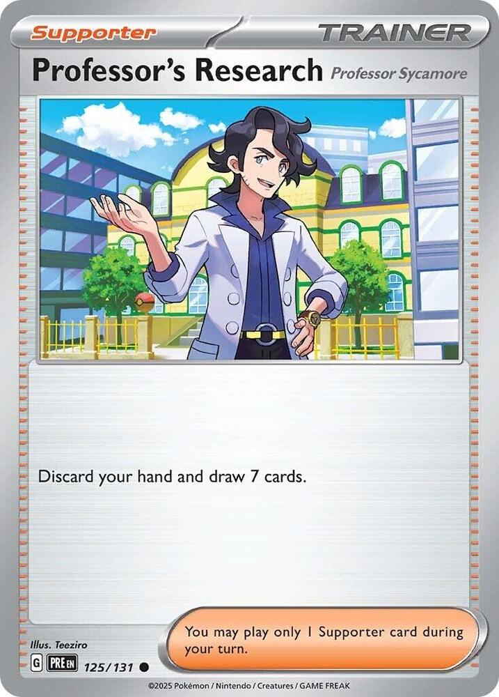 Professor's Research (125/131) [Professor Sycamore] [Scarlet & Violet: Prismatic Evolutions] | I Want That Stuff Brandon