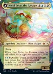 Nicol Bolas, the Ravager // Nicol Bolas, the Arisen (Borderless) [Secret Lair: From Cute to Brute] | I Want That Stuff Brandon