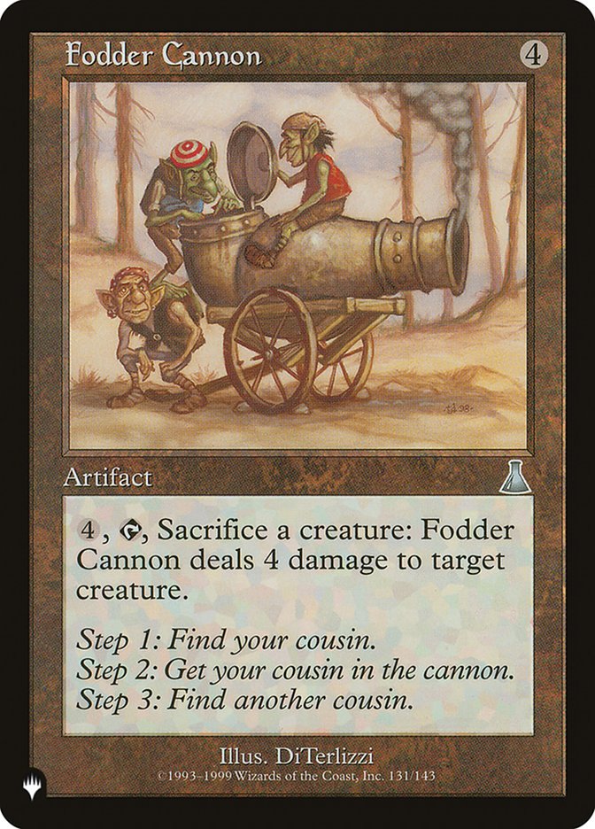 Fodder Cannon [The List] | I Want That Stuff Brandon