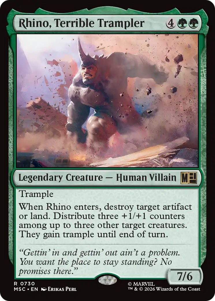 Rhino, Terrible Trampler [Marvel Super Heroes Commander] | I Want That Stuff Brandon