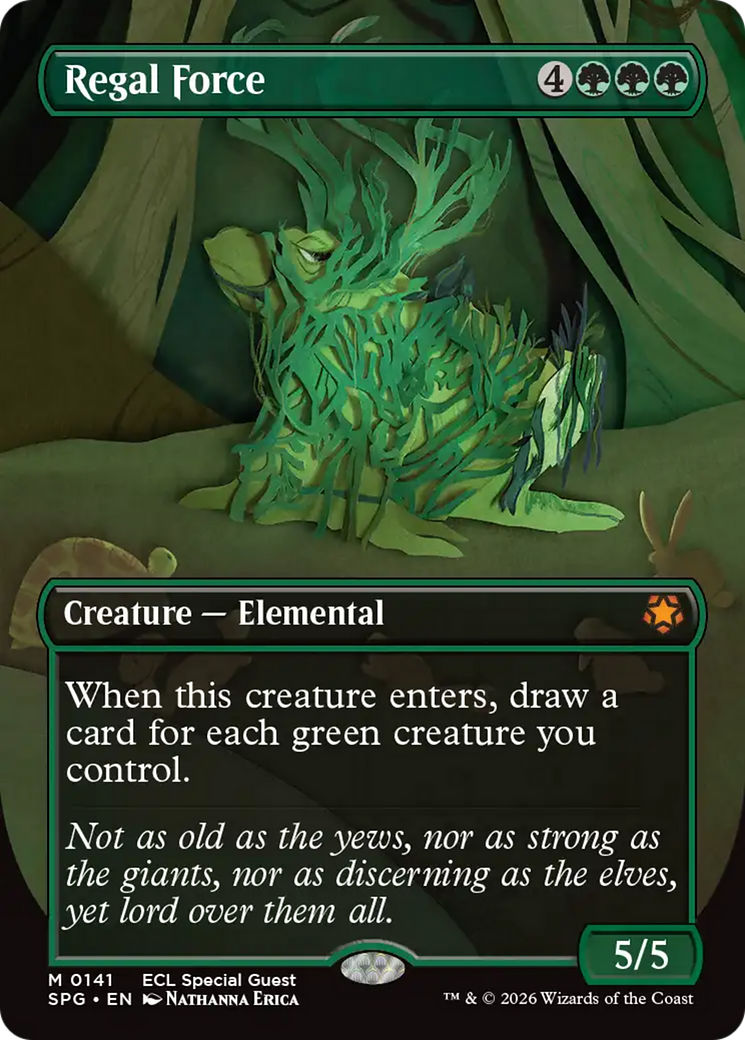 Regal Force (Borderless) [Lorwyn Eclipsed Special Guests] | I Want That Stuff Brandon