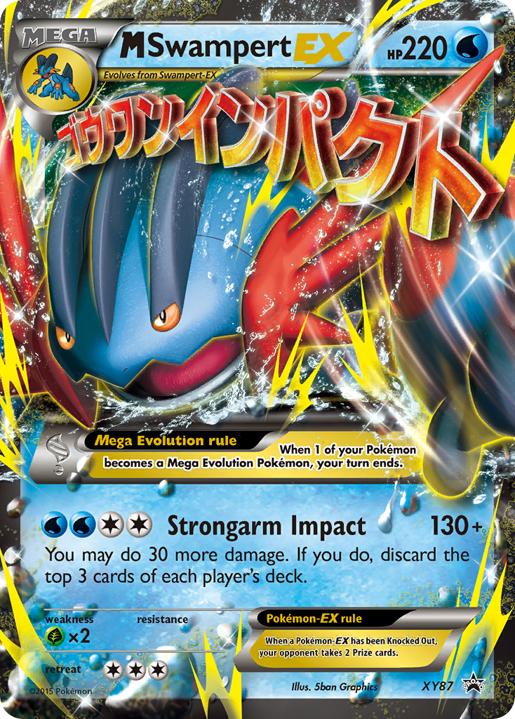 M Swampert EX (XY87) [XY: Black Star Promos] | I Want That Stuff Brandon