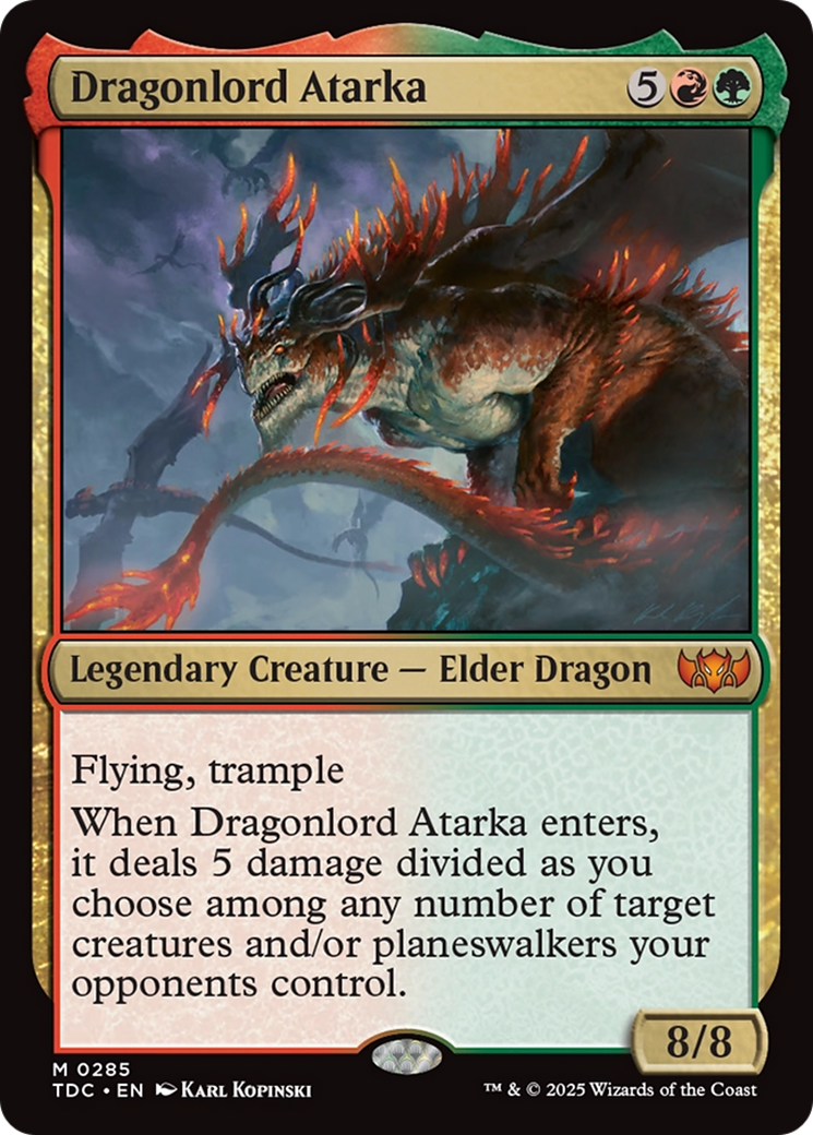 Dragonlord Atarka [Tarkir: Dragonstorm Commander] | I Want That Stuff Brandon
