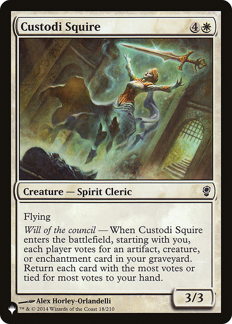 Custodi Squire [The List Reprints] | I Want That Stuff Brandon