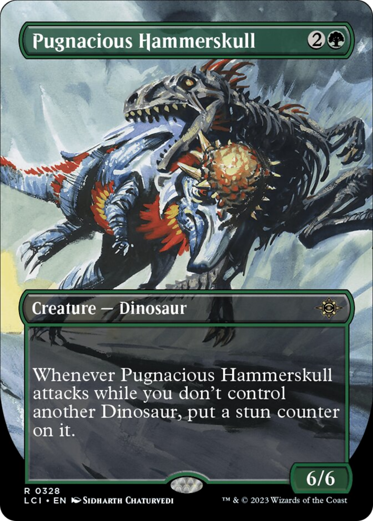 Pugnacious Hammerskull (Borderless) [The Lost Caverns of Ixalan] | I Want That Stuff Brandon