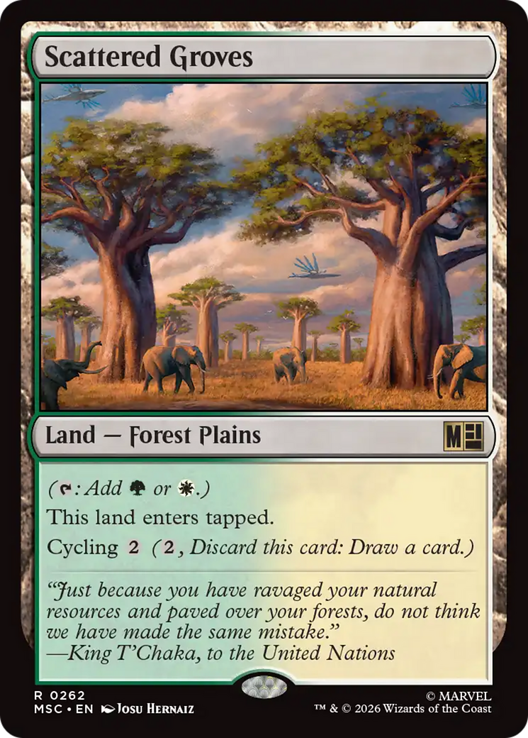 Scattered Groves (Surge Foil) [Marvel Super Heroes Commander] | I Want That Stuff Brandon