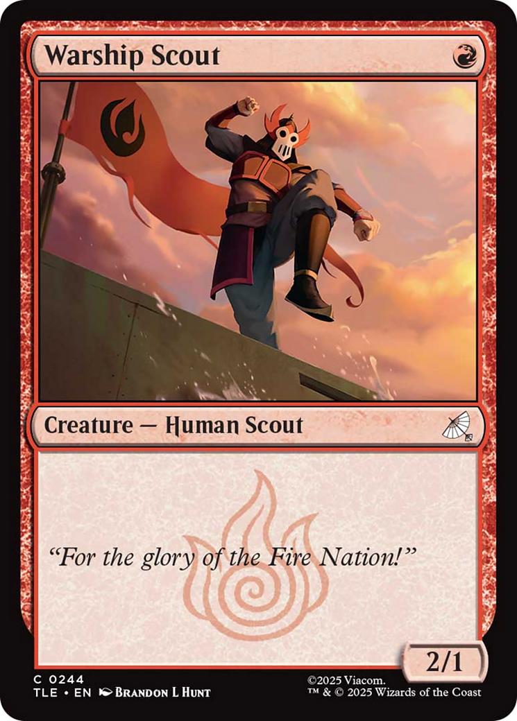Warship scout [Avatar: The Last Airbender: Eternal-Legal] | I Want That Stuff Brandon