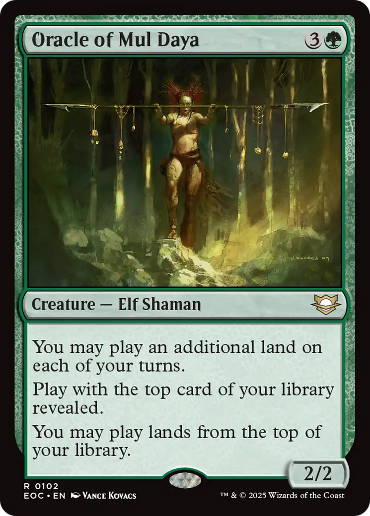 Oracle of Mul Daya [Edge of Eternities Commander] | I Want That Stuff Brandon