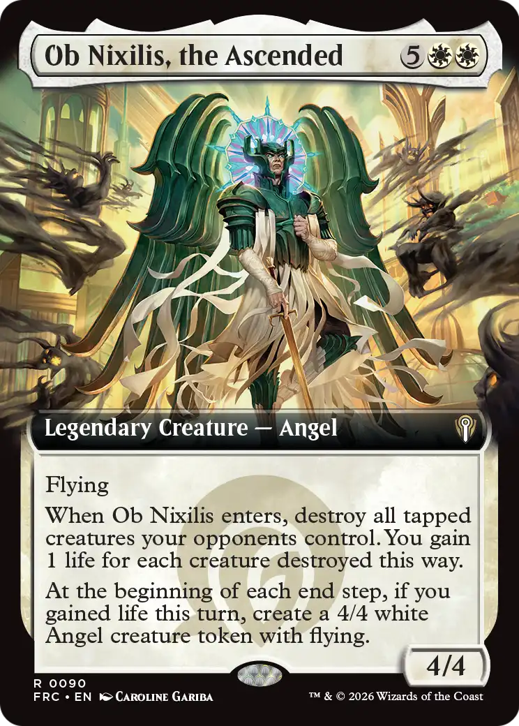Ob Nixilis, the Ascended (Extended Art) [Reality Fracture Commander] | I Want That Stuff Brandon
