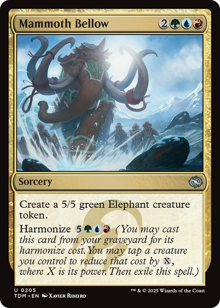 Mammoth Bellow [Tarkir: Dragonstorm] | I Want That Stuff Brandon