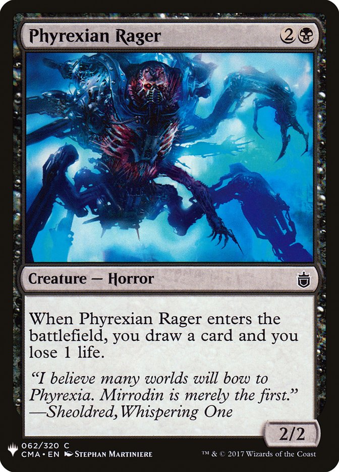 Phyrexian Rager [Mystery Booster] | I Want That Stuff Brandon
