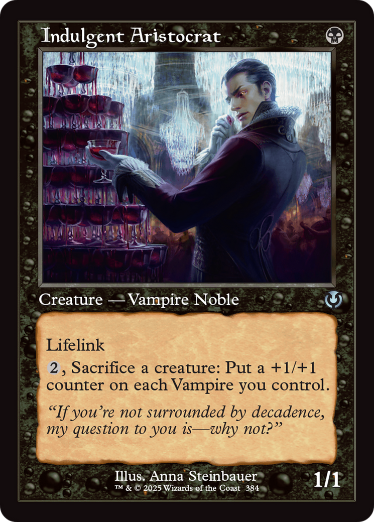 Indulgent Aristocrat (Retro Frame) [Innistrad Remastered] | I Want That Stuff Brandon