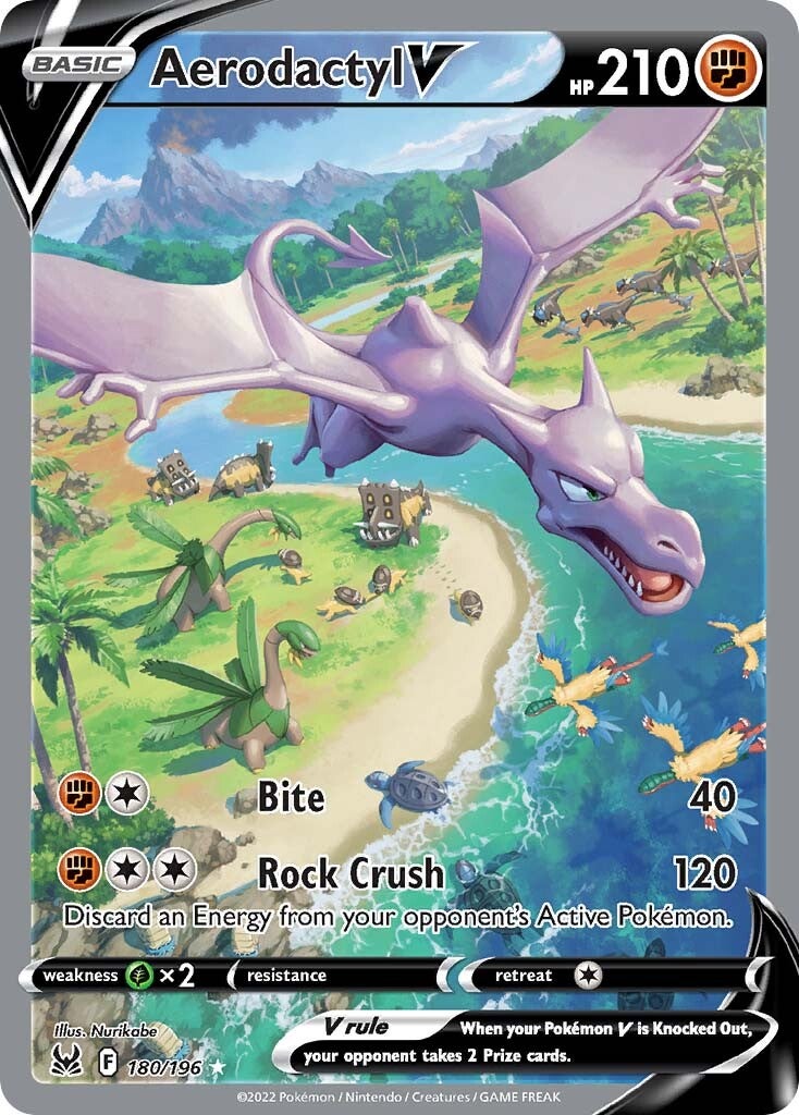 Aerodactyl V (180/196) [Sword & Shield: Lost Origin] | I Want That Stuff Brandon