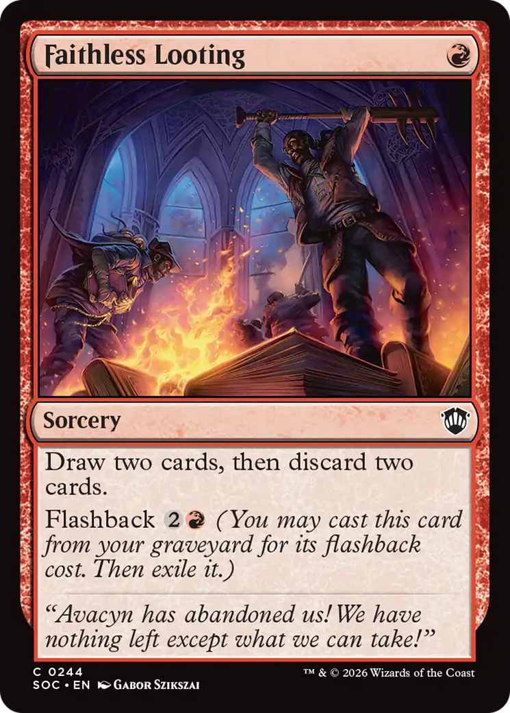 Faithless Looting [Secrets of Strixhaven Commander] | I Want That Stuff Brandon