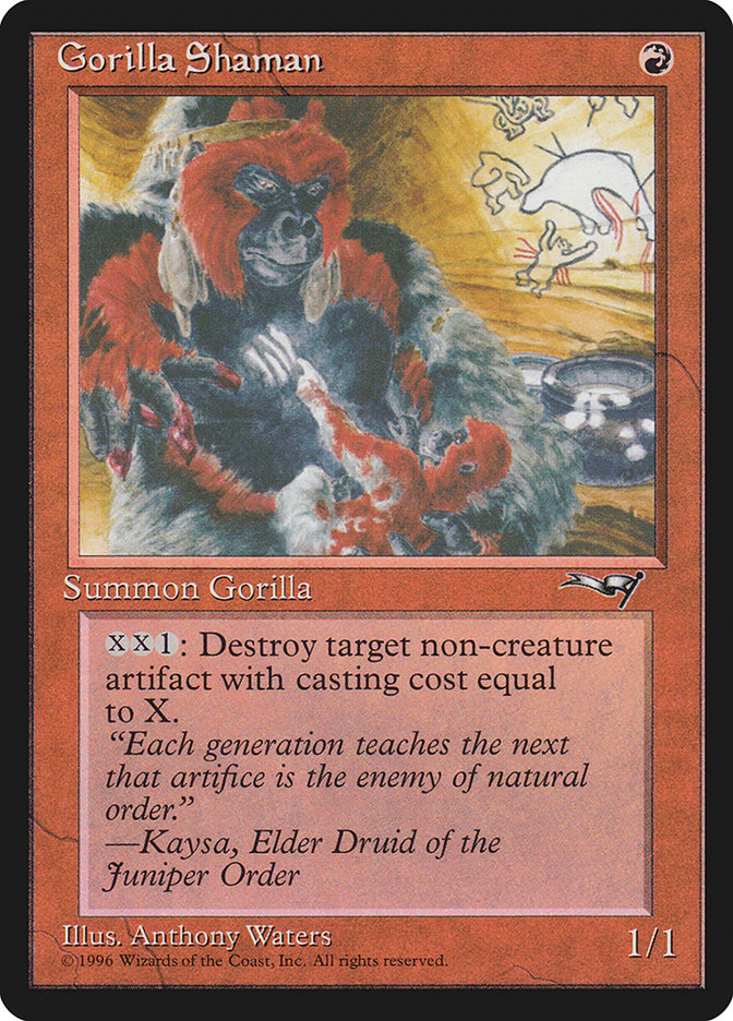 Gorilla Shaman (Holding Child) [Alliances] | I Want That Stuff Brandon