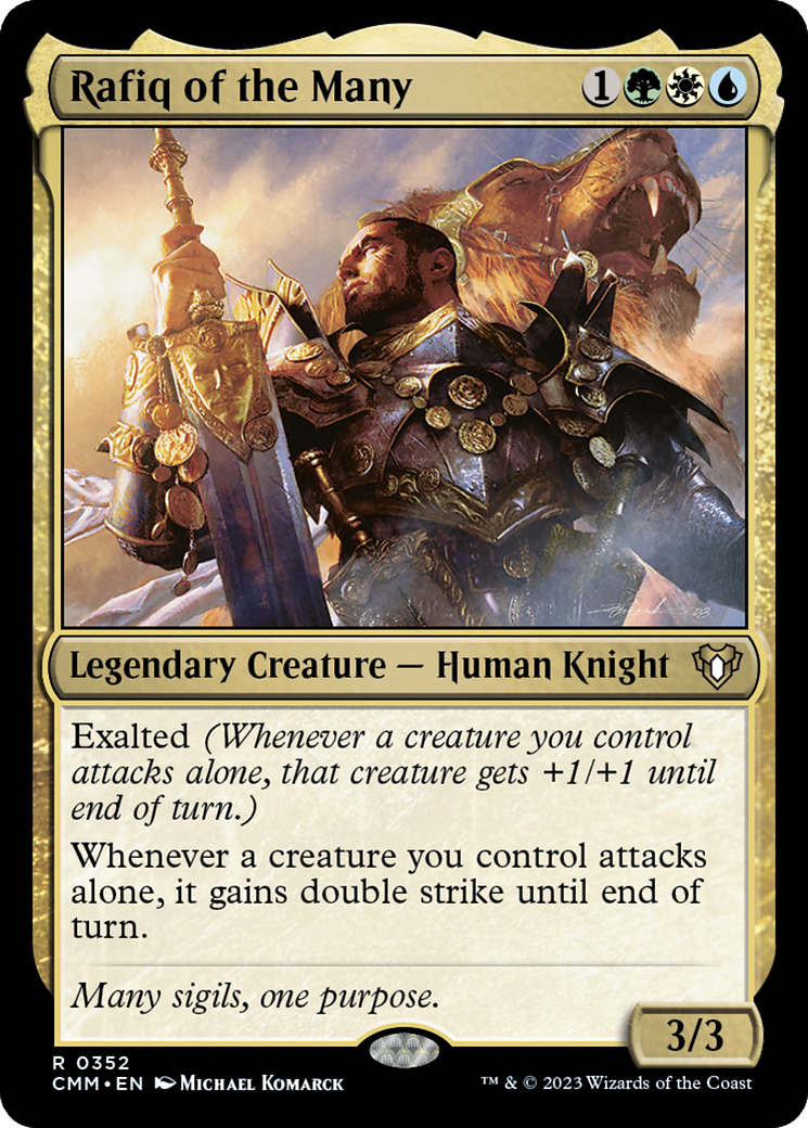 Rafiq of the Many [Commander Masters] | I Want That Stuff Brandon