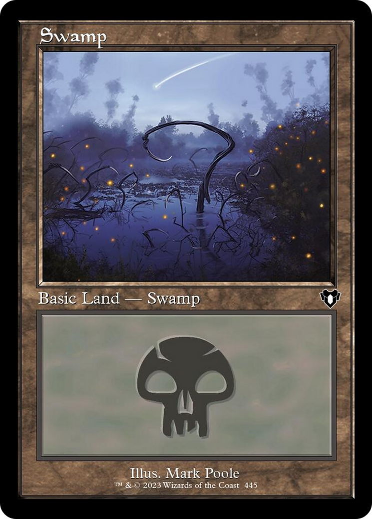 Swamp (445) (Retro) [Commander Masters] | I Want That Stuff Brandon