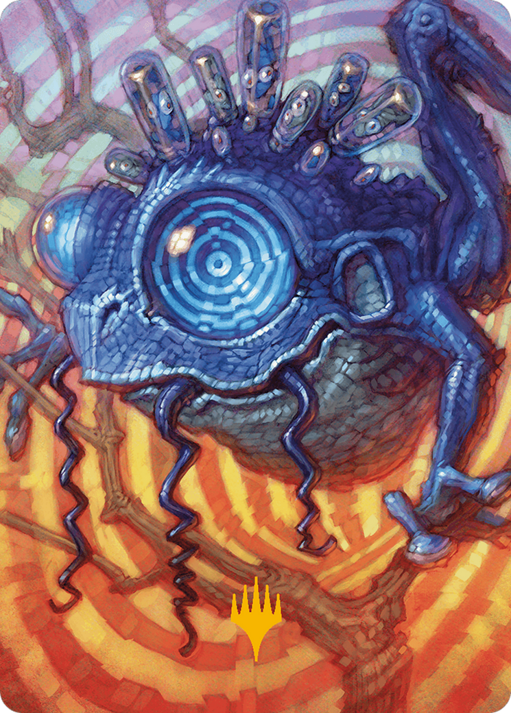 Psychic Frog Art Card (Gold-Stamped Planeswalker Symbol) [Modern Horizons 3 Art Series] | I Want That Stuff Brandon