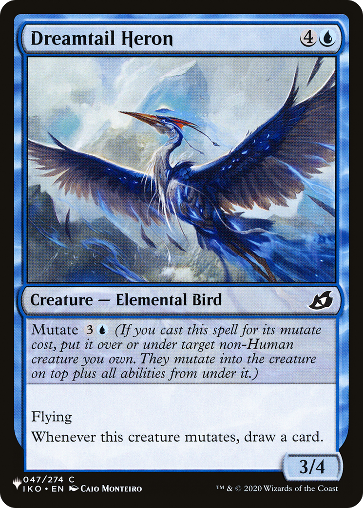 Dreamtail Heron [The List Reprints] | I Want That Stuff Brandon