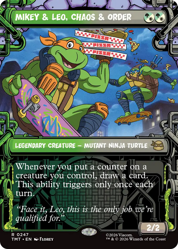 Mikey & Leo, Chaos & Order (Showcase) [Teenage Mutant Ninja Turtles] | I Want That Stuff Brandon