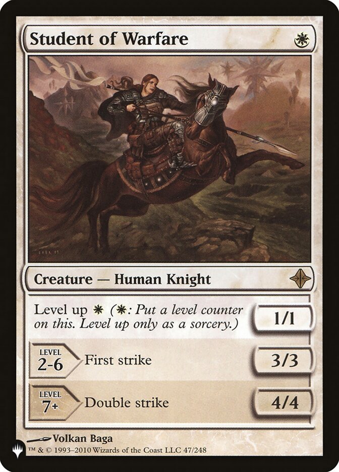 Student of Warfare [The List] | I Want That Stuff Brandon
