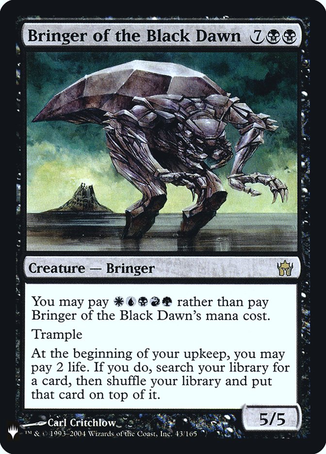 Bringer of the Black Dawn [Mystery Booster] | I Want That Stuff Brandon