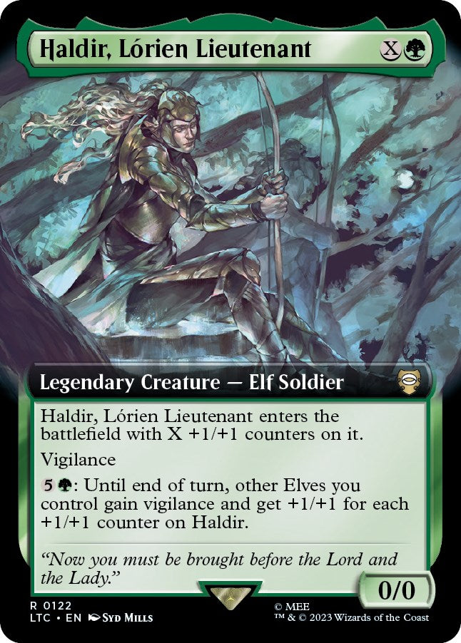 Haldir, Lorien Lieutenant (Extended Art) [The Lord of the Rings: Tales of Middle-Earth Commander] | I Want That Stuff Brandon