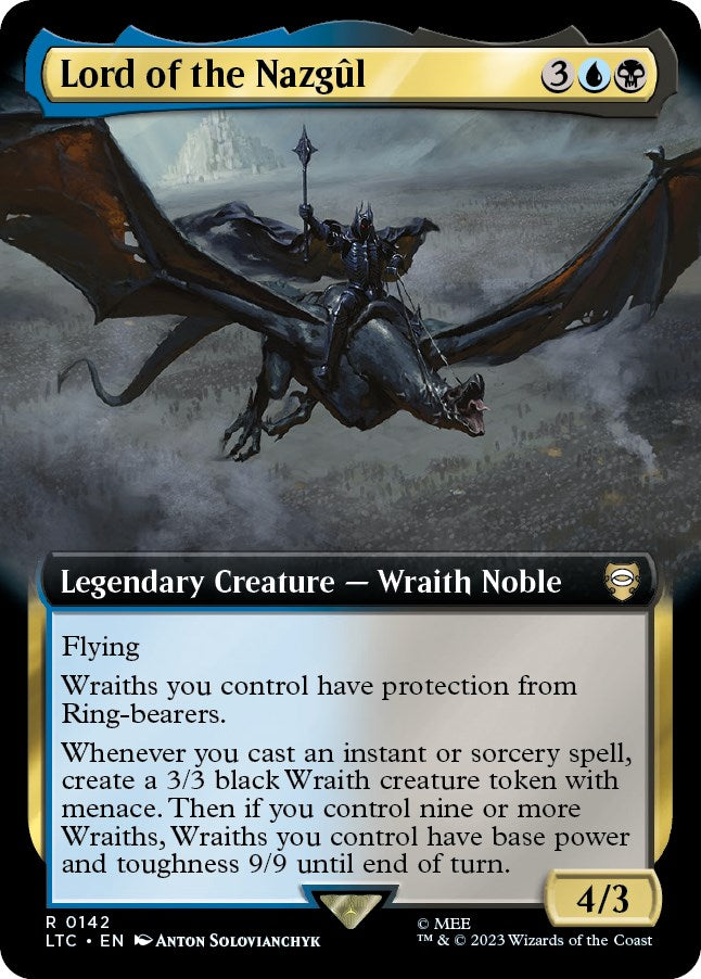 Lord of the Nazgul (Extended Art) [The Lord of the Rings: Tales of Middle-Earth Commander] | I Want That Stuff Brandon