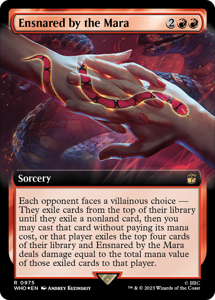 Ensnared by the Mara (Extended Art) (Surge Foil) [Doctor Who] | I Want That Stuff Brandon
