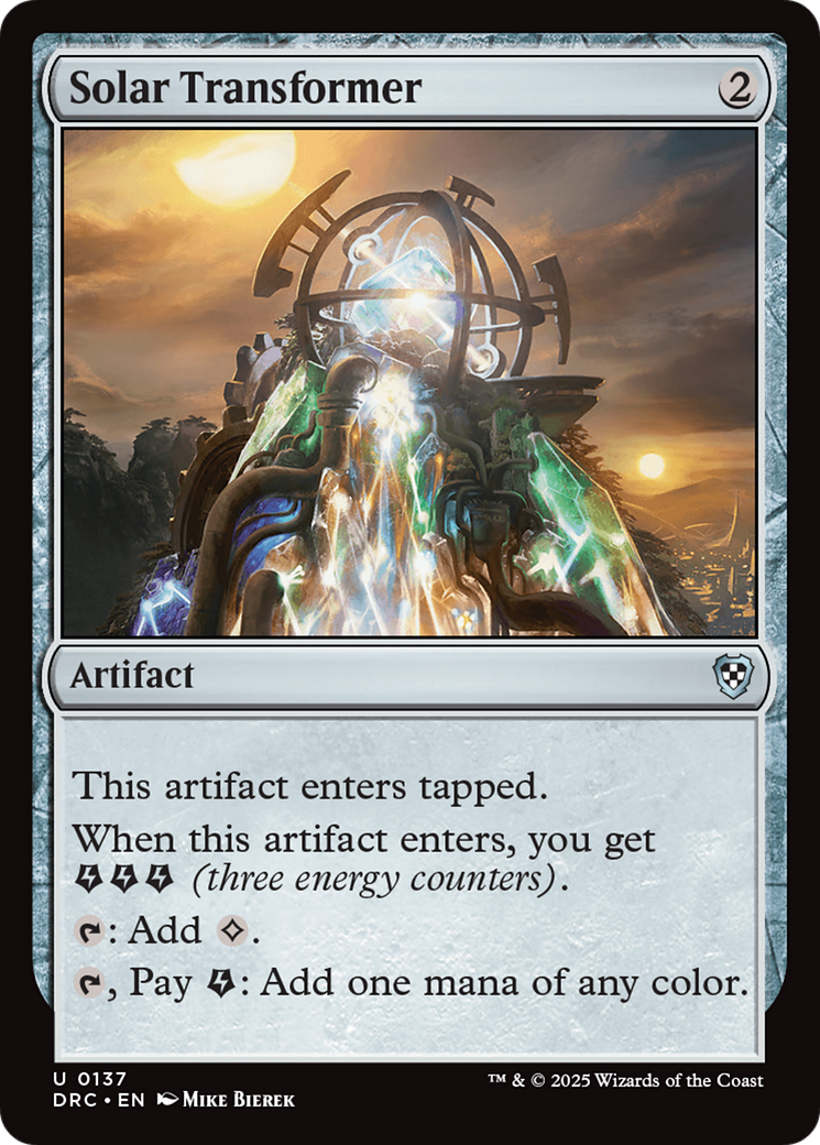 Solar Transformer [Aetherdrift Commander] | I Want That Stuff Brandon