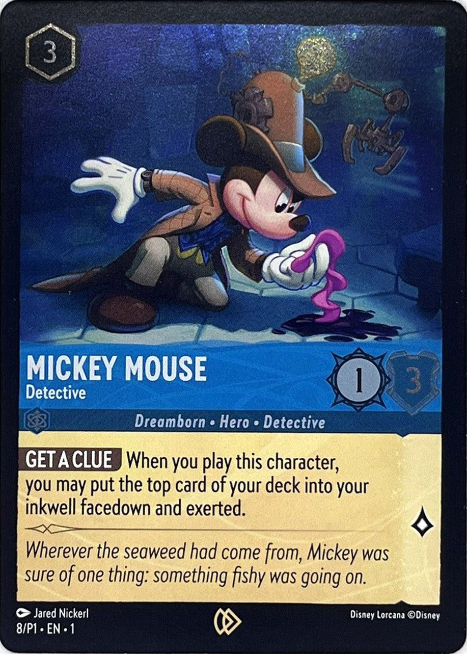 Mickey Mouse - Detective (8) [Promo Cards] | I Want That Stuff Brandon