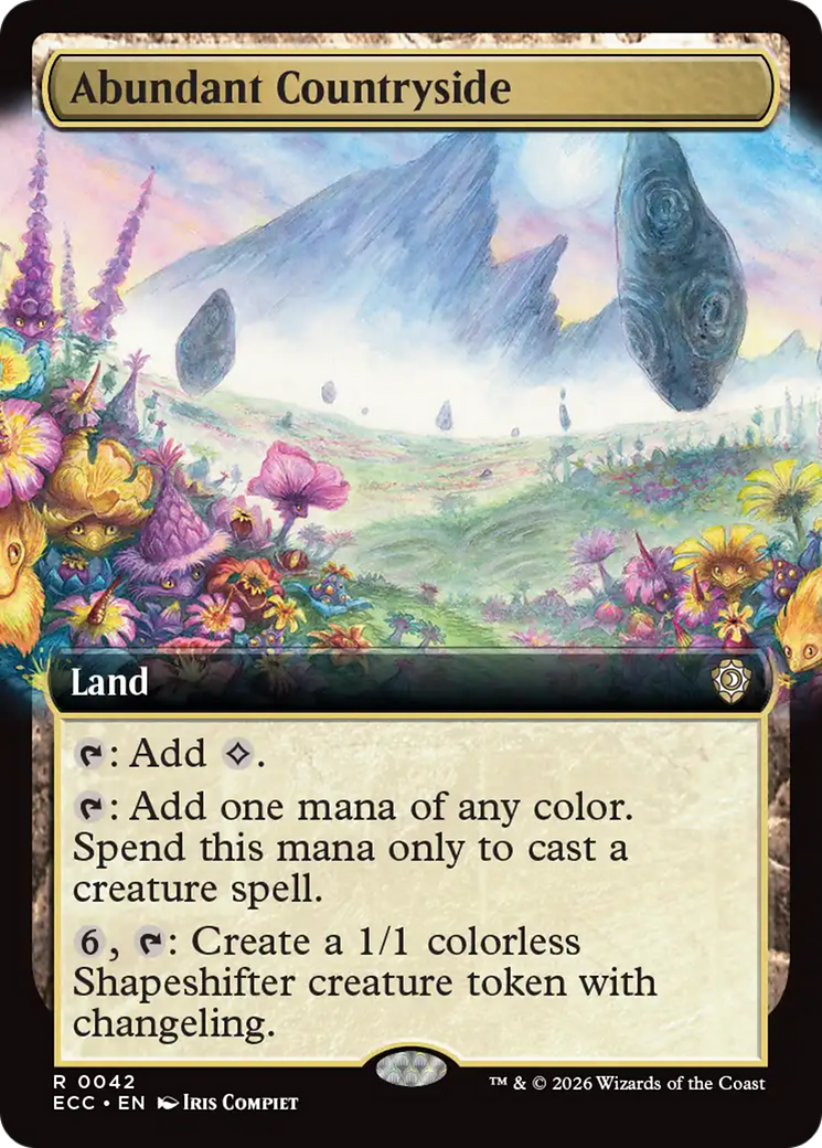 Abundant Countryside (Extended Art) [Lorwyn Eclipsed Commander] | I Want That Stuff Brandon