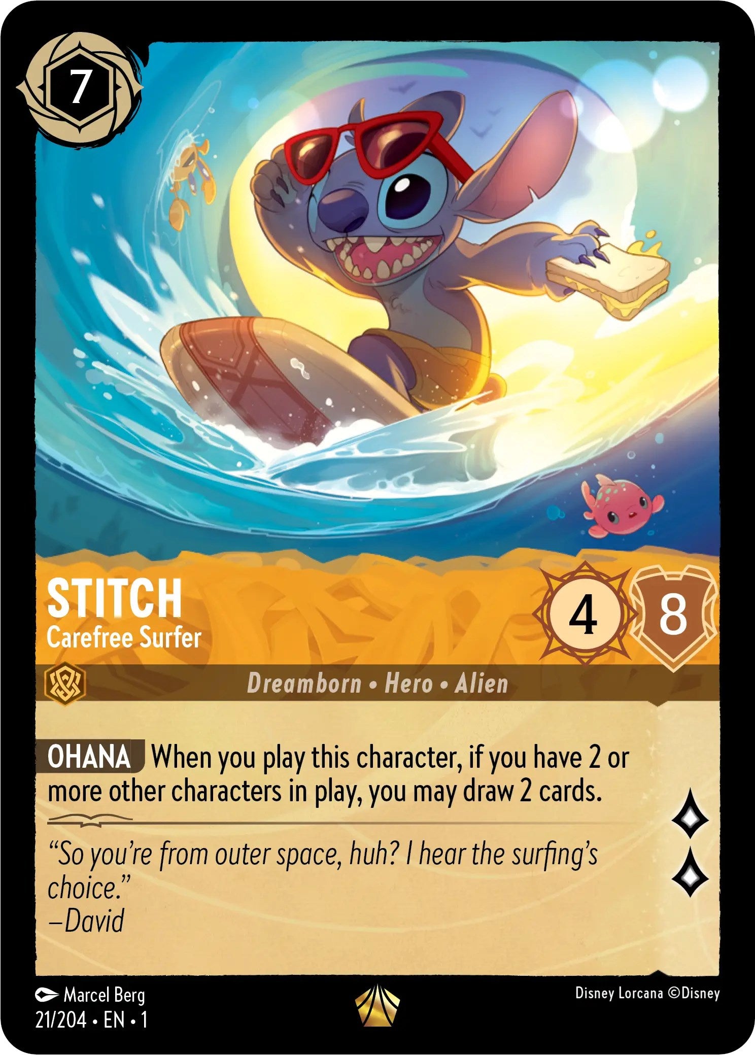 Stitch - Carefree Surfer (21/204) [The First Chapter] | I Want That Stuff Brandon