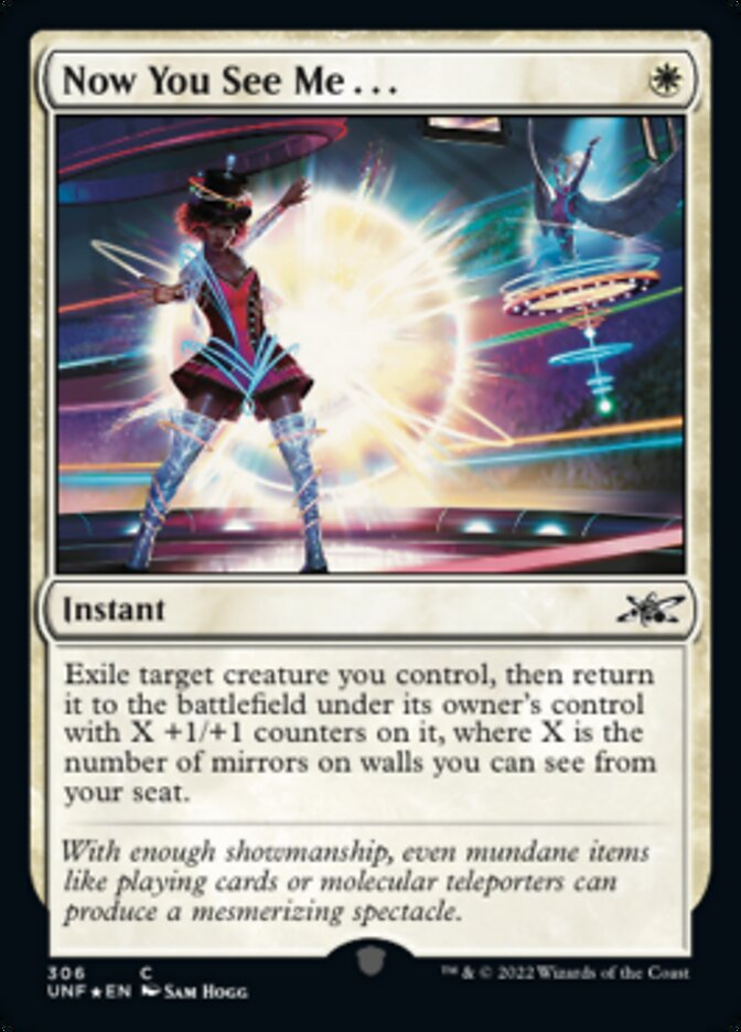 Now You See Me . . . (Galaxy Foil) [Unfinity] | I Want That Stuff Brandon