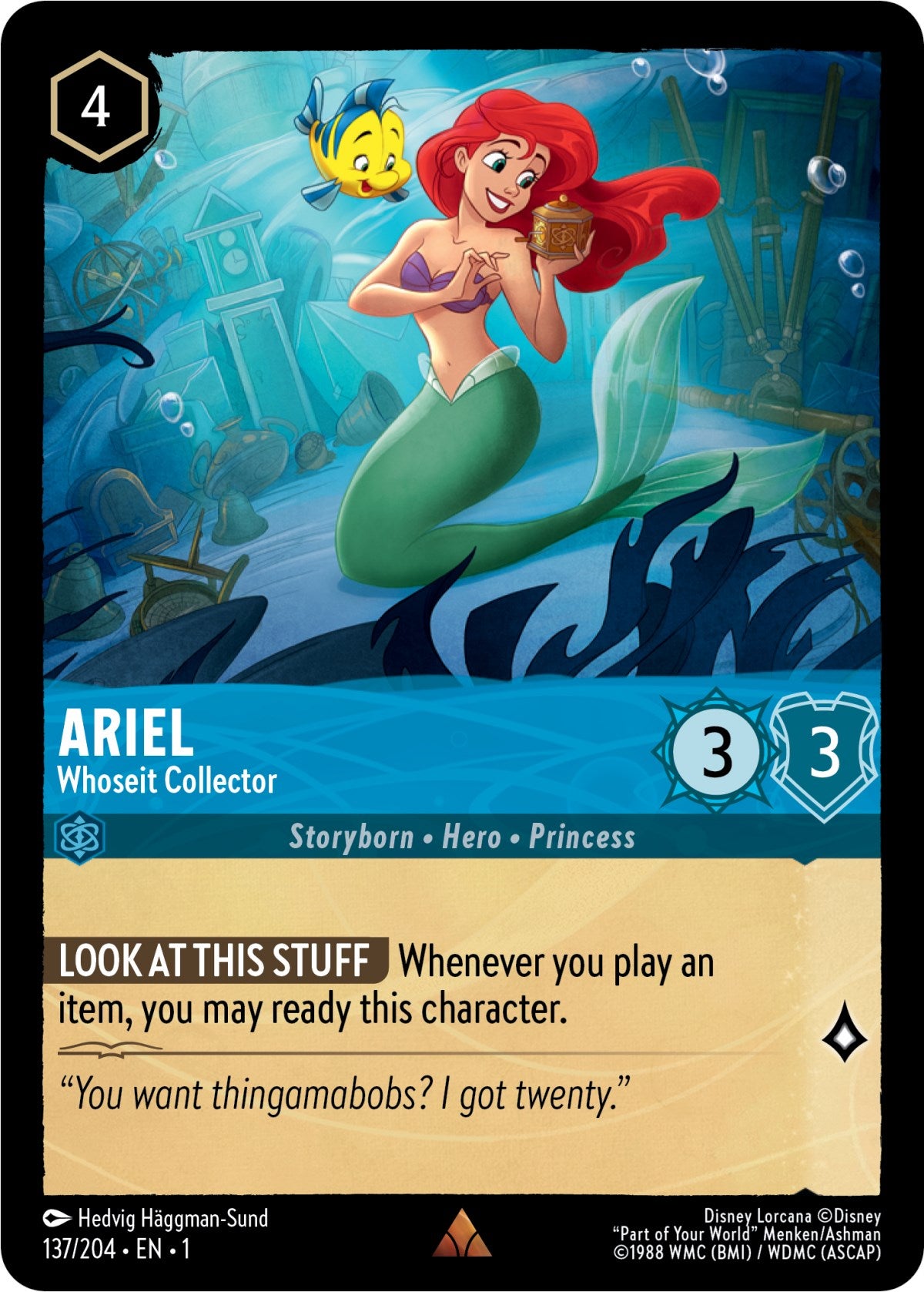 Ariel - Whoseit Collector (137/204) [The First Chapter] | I Want That Stuff Brandon