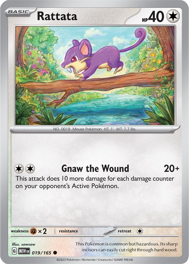 Rattata (019/165) [Scarlet & Violet: 151] | I Want That Stuff Brandon