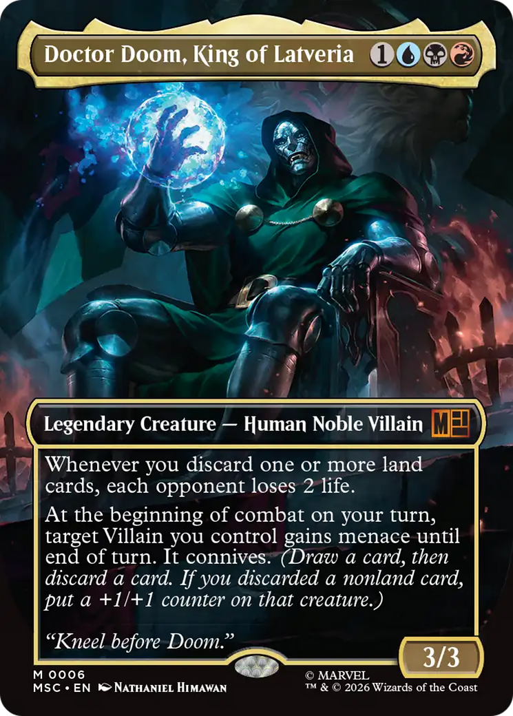 Doctor Doom, King of Latveria (Borderless) [Marvel Super Heroes Commander] | I Want That Stuff Brandon