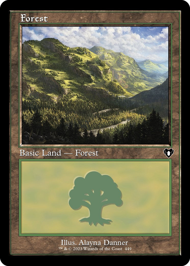 Forest (449) (Retro) [Commander Masters] | I Want That Stuff Brandon