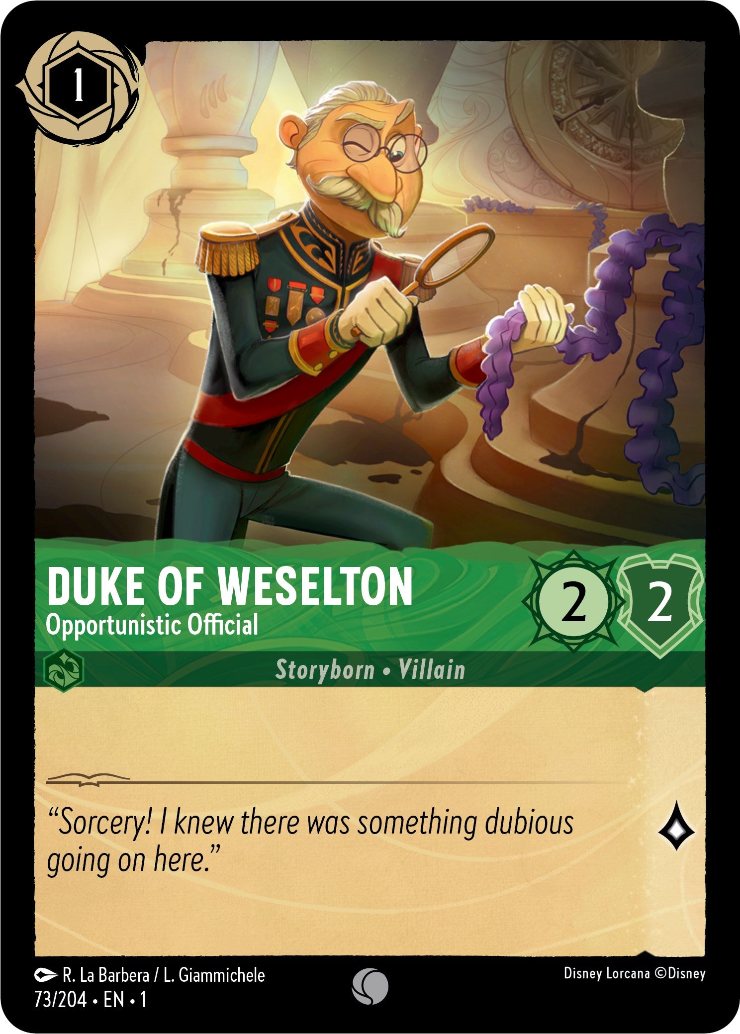 Duke of Weselton - Opportunistic Official (73/204) [The First Chapter] | I Want That Stuff Brandon