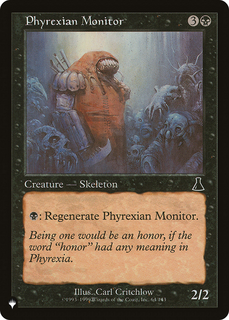 Phyrexian Monitor [The List] | I Want That Stuff Brandon