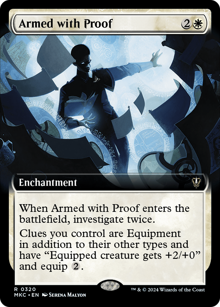 Armed with Proof (Extended Art) [Murders at Karlov Manor Commander] | I Want That Stuff Brandon